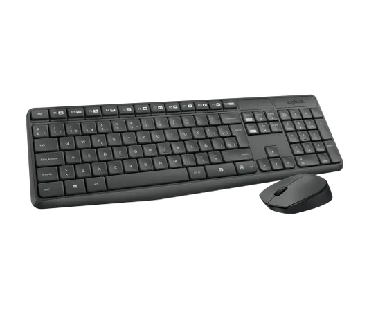 Logitech MK235 Combo Teclado + Mouse Inalámbrico - Kit Compacto