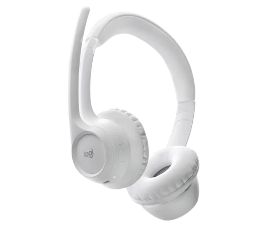 Logitech ZONE 300 Off-White Wireless - Headset Profesional ANC