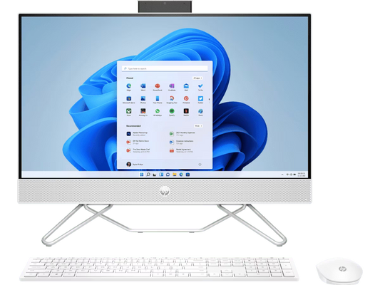 All-in-One HP 24-cb1025la - Intel i5-1235U, 8GB RAM, 512GB SSD, 23.8" Blanco