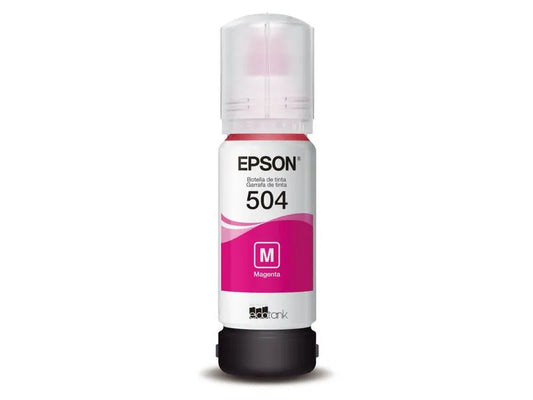 Tinta Epson T504320-AL Magenta - Para Impresoras EcoTank L4150 y L4160