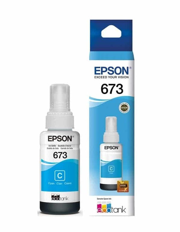 Tinta Epson T673220-AL Cyan - Para Impresora Fotográfica L800