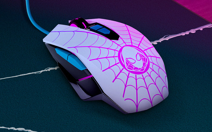 Xtech Spider-Gwen XTM-M520SG Mouse Gaming - USB 2400DPI LED