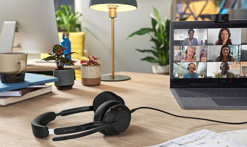 Jabra Evolve2 50 Audífonos USB-A Estéreo - Certificado Teams, Productividad Total