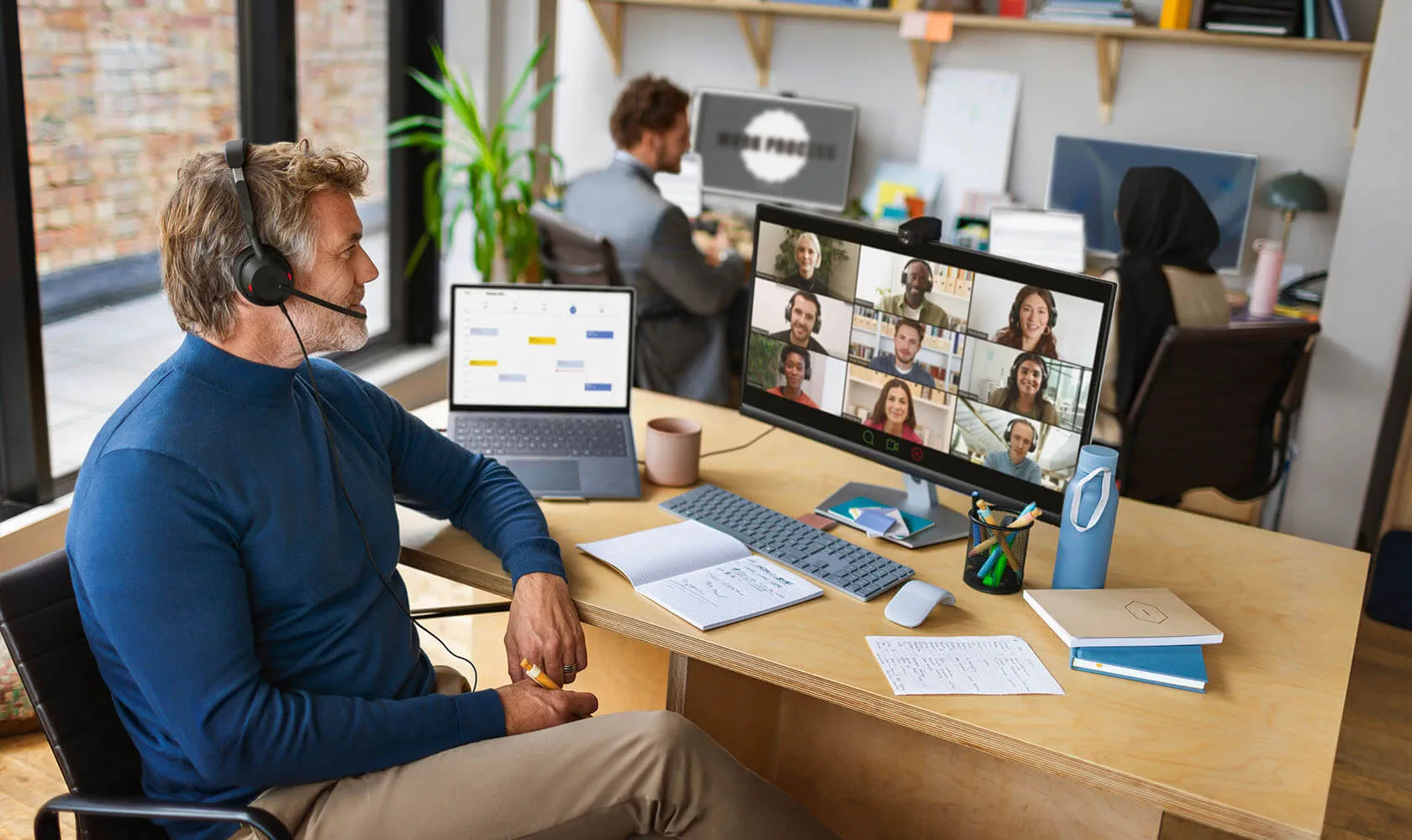 Jabra Evolve2 50 Audífonos USB-A Estéreo - Certificado Teams, Productividad Total