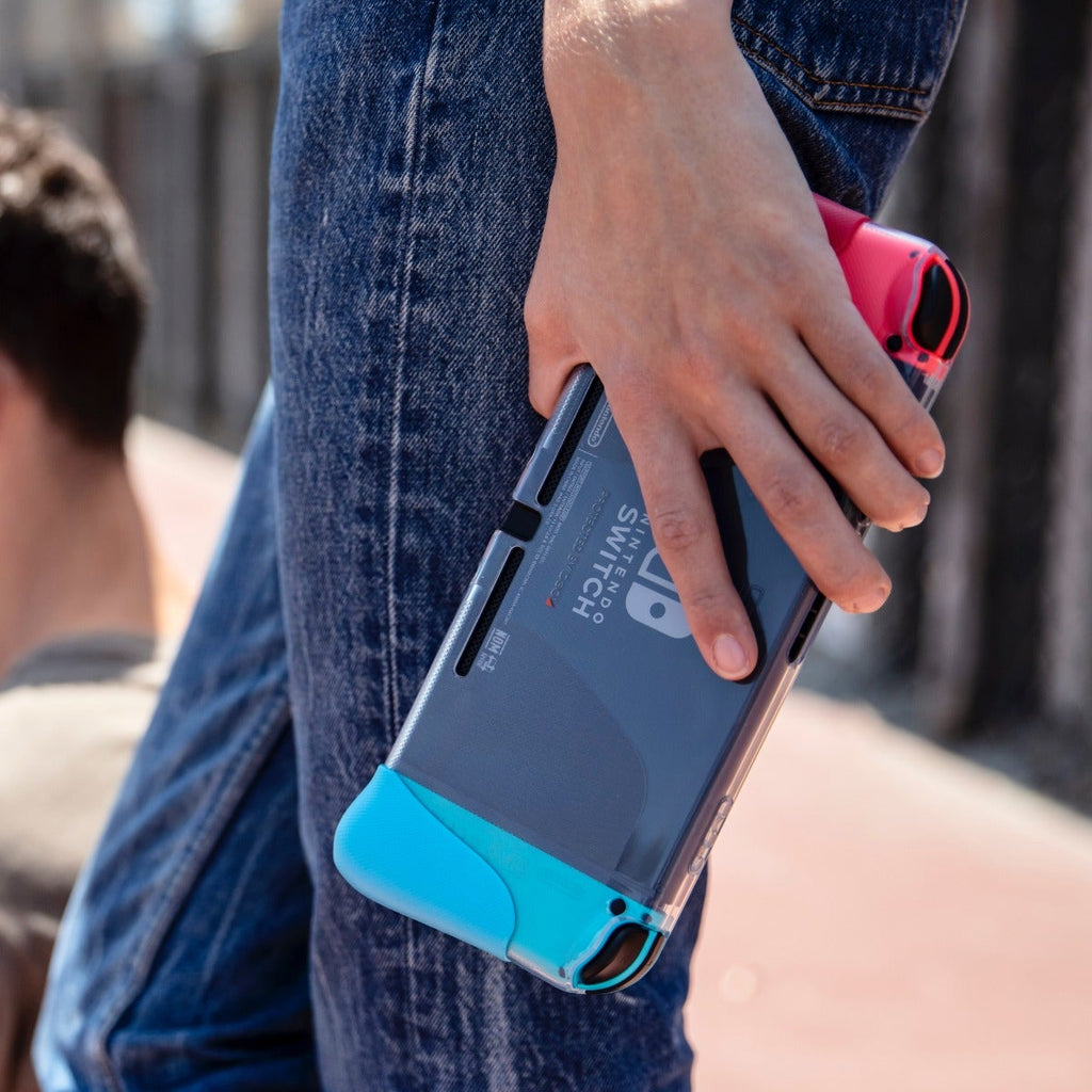 Funda Gear4 Nintendo Switch Gaming - Protección Completa, Diseño Transparente