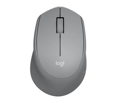Logitech M280 Wireless Mouse Gris - Mouse Inalámbrico 2.4GHz Silencioso