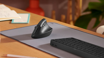 Logitech Lift Vertical Graphite - Mouse Ergonómico Reduce Fatiga