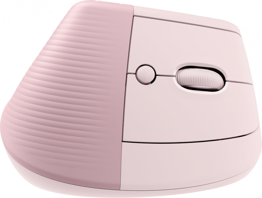 Logitech Lift Vertical Rose - Mouse Ergonómico Femenino Elegante