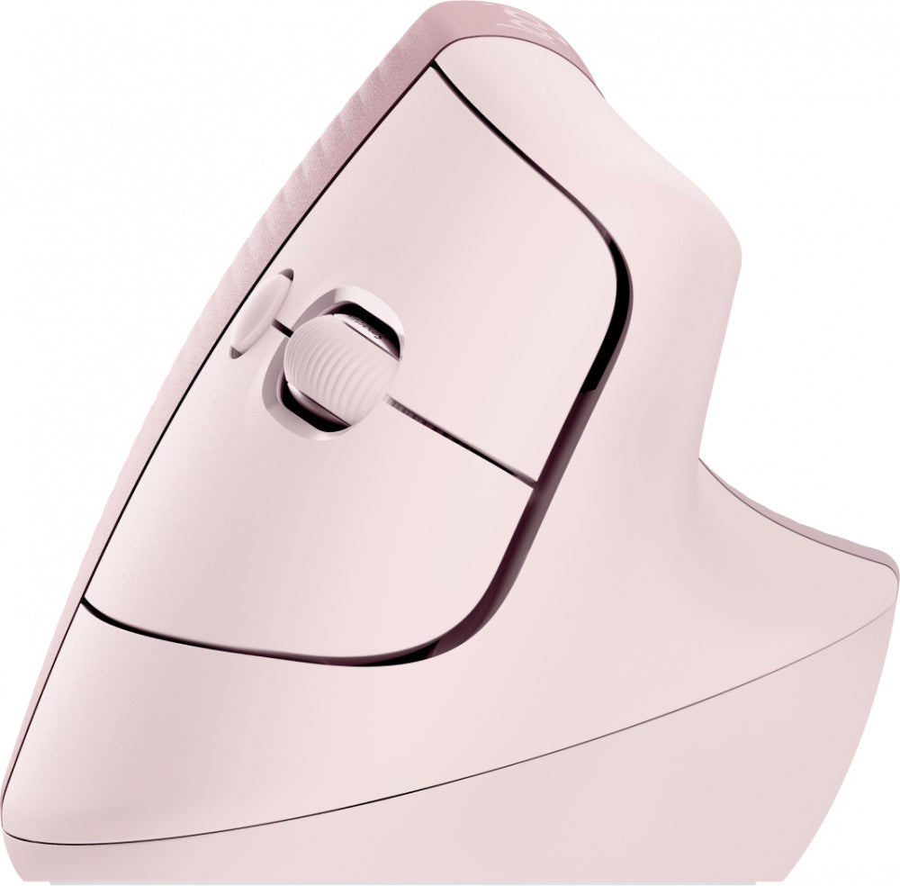 Logitech Lift Vertical Rose - Mouse Ergonómico Femenino Elegante