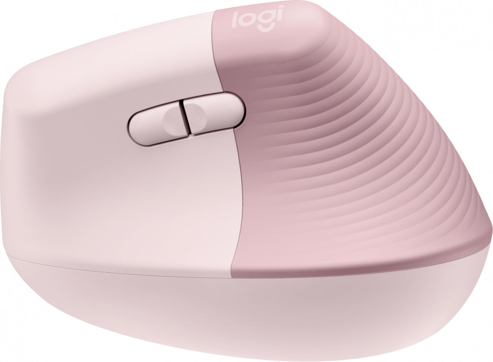 Logitech Lift Vertical Rose - Mouse Ergonómico Femenino Elegante
