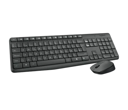 Logitech MK235 Combo Teclado + Mouse Inalámbrico - Kit Compacto