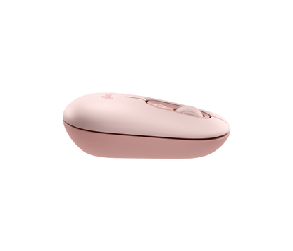 Logitech Pop Icon Combo Rose - Kit Teclado + Mouse Colorido Español