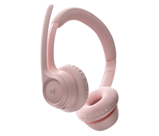 Logitech ZONE 300 Rose Wireless 981-001411 - Audífonos Profesionales ANC