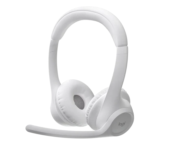 Logitech ZONE 300 Off-White Wireless - Headset Profesional ANC