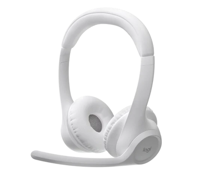Logitech ZONE 300 Off-White Wireless - Headset Profesional ANC