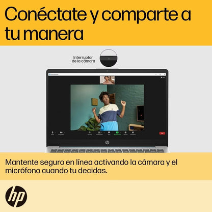 Laptop HP 14-em0017la - Ryzen 5 7520U, 8GB RAM, 512GB SSD, 14" Azul