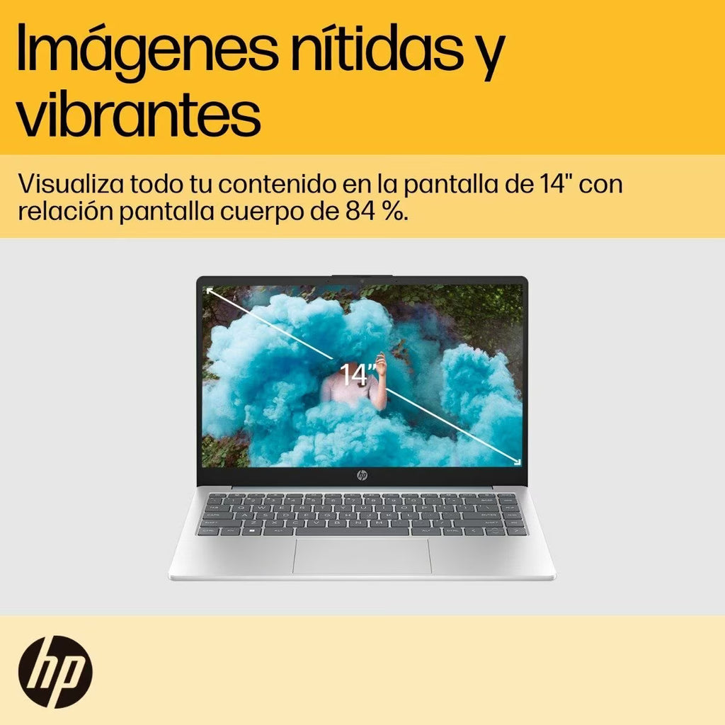 Laptop HP 14-em0017la - Ryzen 5 7520U, 8GB RAM, 512GB SSD, 14" Azul