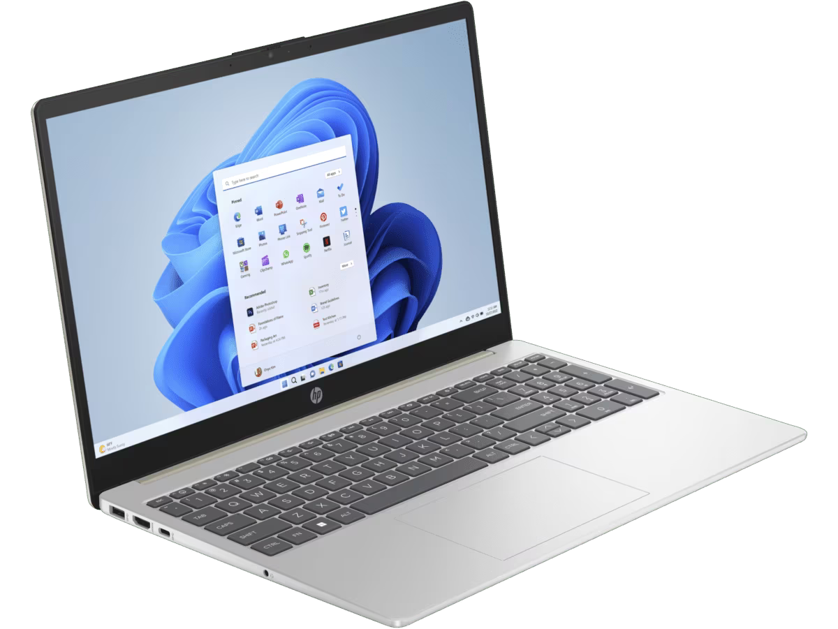 Laptop HP 15-fc0043la - Ryzen 3 7320U, 8GB RAM, 512GB SSD, 15.6" Dorado