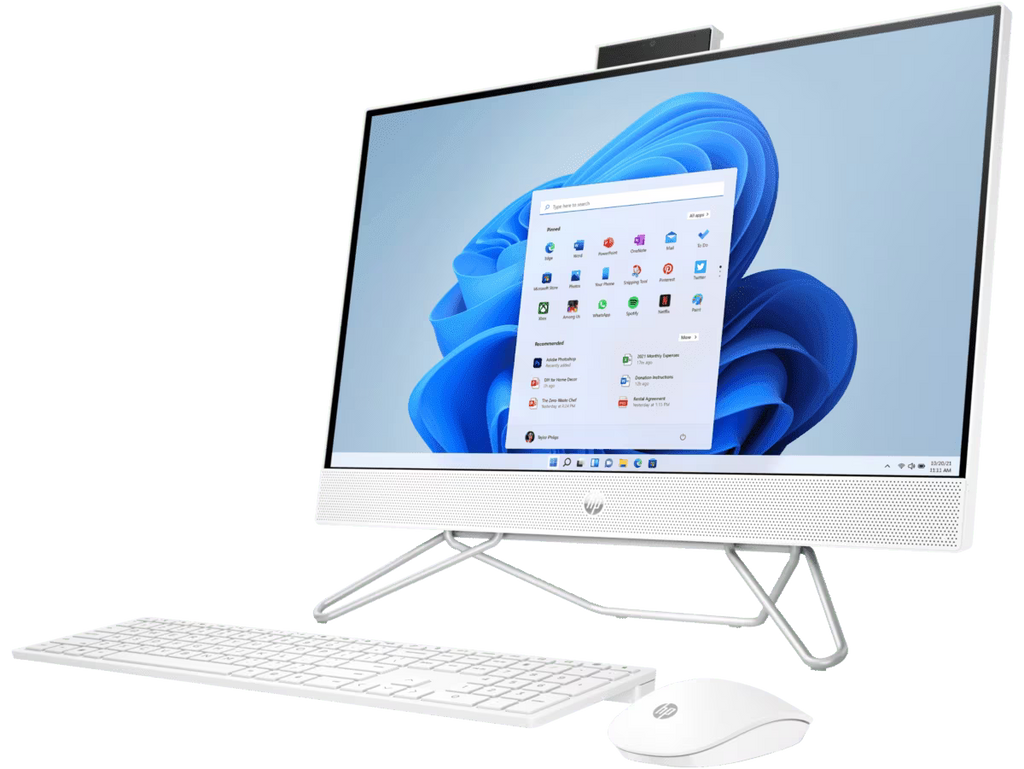 All-in-One HP 24-cb1025la - Intel i5-1235U, 8GB RAM, 512GB SSD, 23.8" Blanco