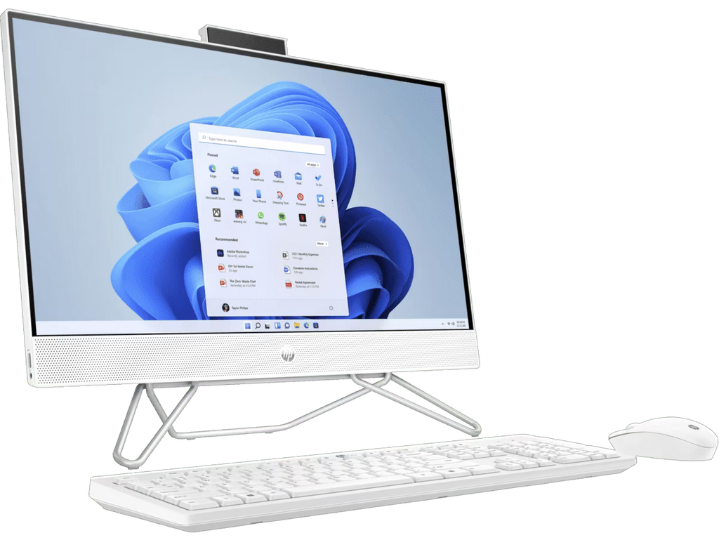 All-in-One HP 24-cb1025la - Intel i5-1235U, 8GB RAM, 512GB SSD, 23.8" Blanco