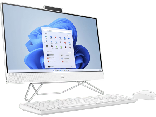All-in-One HP 24-cb1025la - Intel i5-1235U, 8GB RAM, 512GB SSD, 23.8" Blanco
