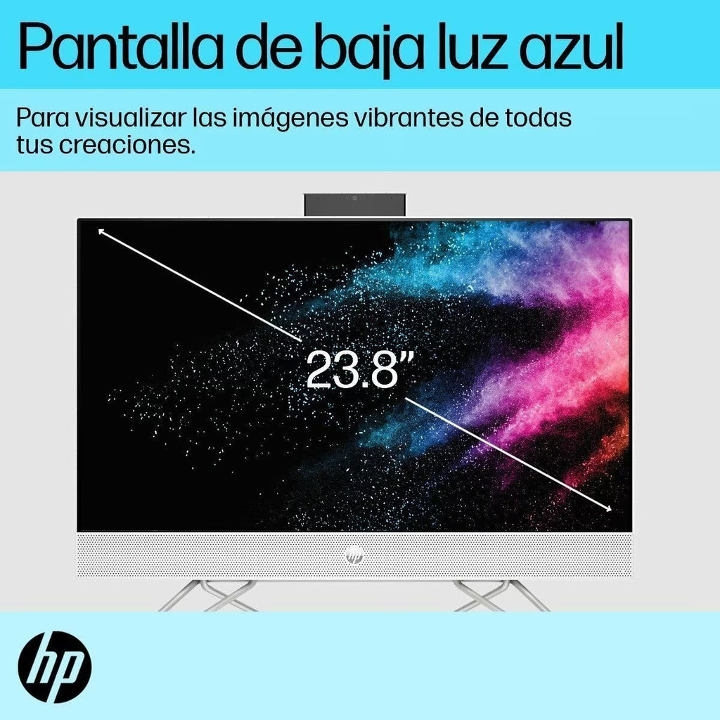 All-in-One HP 24-cb1025la - Intel i5-1235U, 8GB RAM, 512GB SSD, 23.8" Blanco