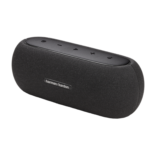 Harman Kardon Luna Bocina Bluetooth Negra - Sonido Premium, Diseño Icónico