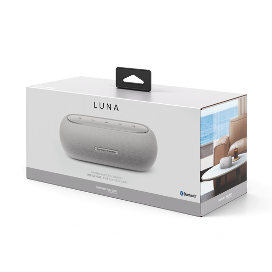 Harman Kardon Luna Bocina Bluetooth Gris - Elegancia Sonora, Audio Superior