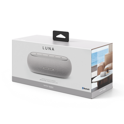 Harman Kardon Luna Bocina Bluetooth Gris - Elegancia Sonora, Audio Superior