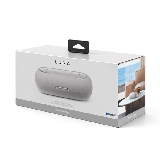 Harman Kardon Luna Bocina Bluetooth Gris - Elegancia Sonora, Audio Superior