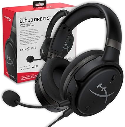 HyperX Cloud Orbit S - Audífonos Gaming Audio 3D Planar Magnetic