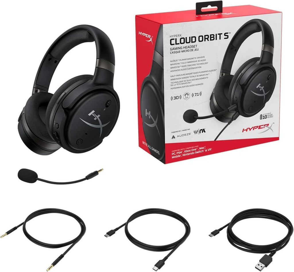 HyperX Cloud Orbit S - Audífonos Gaming Audio 3D Planar Magnetic
