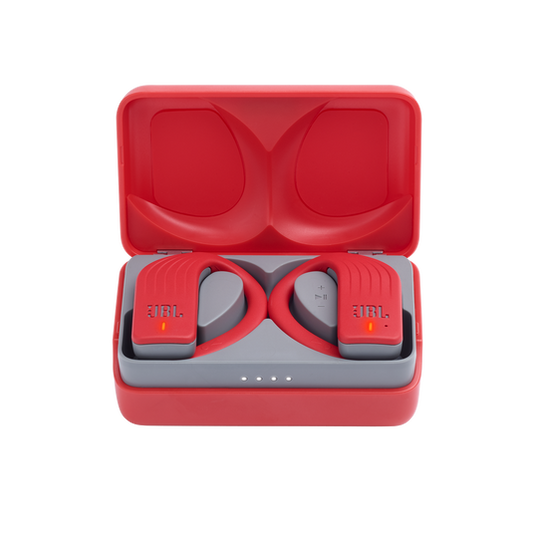 JBL Endurance Peak Audífonos True Wireless Rojos - Deportivos, Resistentes