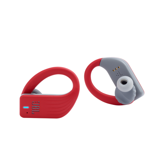 JBL Endurance Peak Audífonos True Wireless Rojos - Deportivos, Resistentes