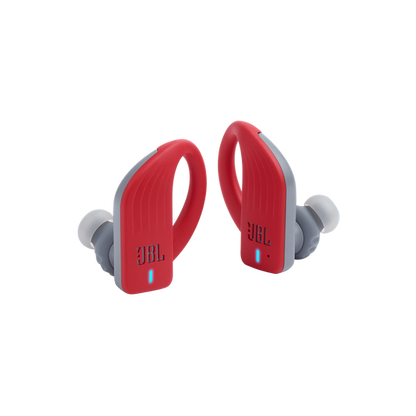 JBL Endurance Peak Audífonos True Wireless Rojos - Deportivos, Resistentes