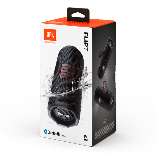 JBL Flip 7 Bocina Bluetooth Negra - Nueva Generación, Mayor Potencia