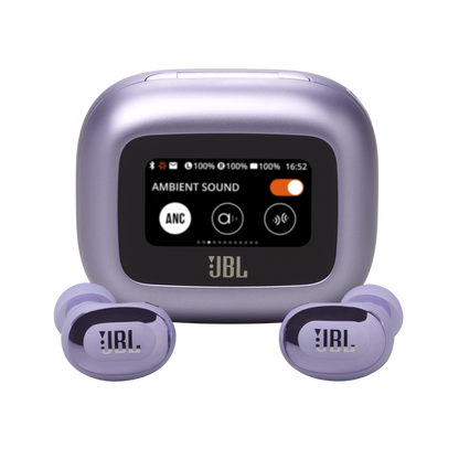 JBL Live Buds 3 Audífonos True Wireless Morados - Diseño Ergonómico Premium