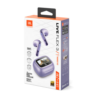 JBL Live Flex 3 Audífonos True Wireless - Elegancia Open-Ear
