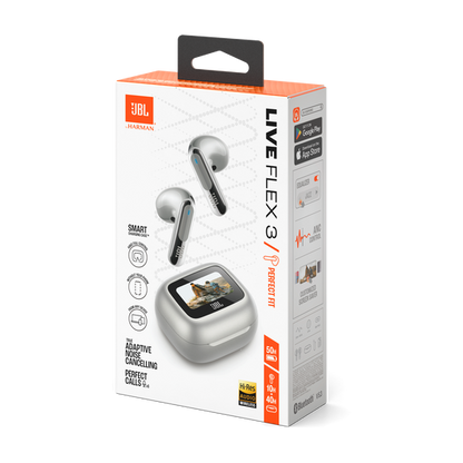 JBL Live Flex 3 Audífonos True Wireless - Elegancia Open-Ear
