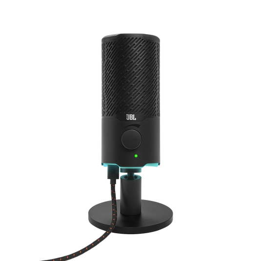 JBL Quantum Stream Micrófono USB Negro - Streaming Pro, Cancelación Ruido