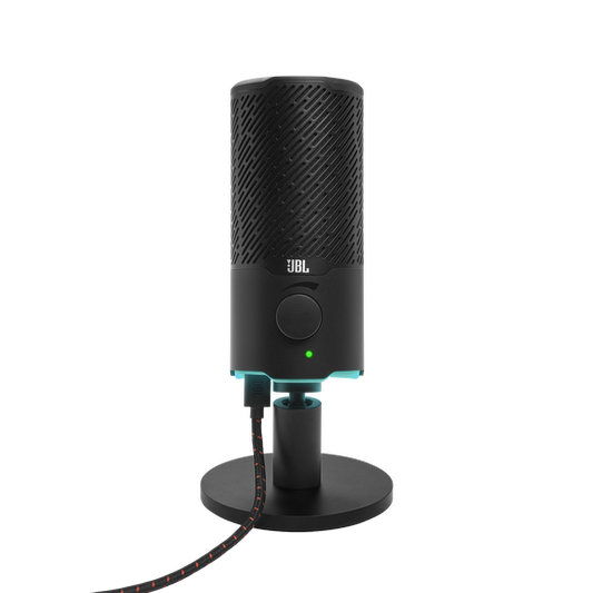 JBL Quantum Stream Micrófono USB Negro - Streaming Pro, Cancelación Ruido