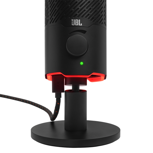 JBL Quantum Stream Micrófono USB Negro - Streaming Pro, Cancelación Ruido