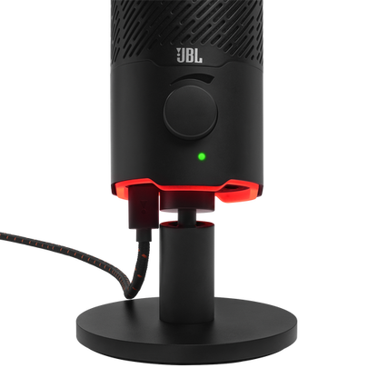 JBL Quantum Stream Micrófono USB Negro - Streaming Pro, Cancelación Ruido