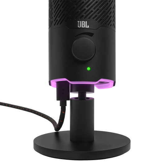 JBL Quantum Stream Micrófono USB Negro - Streaming Pro, Cancelación Ruido