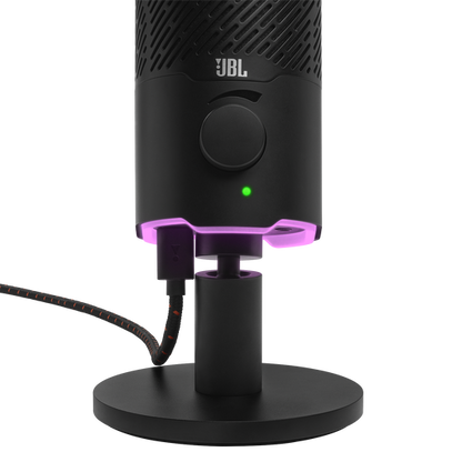 JBL Quantum Stream Micrófono USB Negro - Streaming Pro, Cancelación Ruido