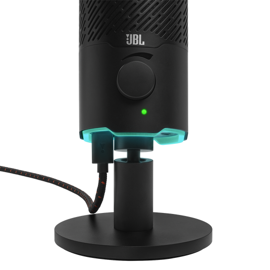JBL Quantum Stream Micrófono USB Negro - Streaming Pro, Cancelación Ruido
