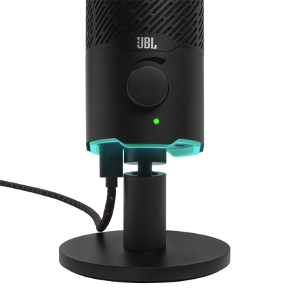 JBL Quantum Stream Micrófono USB Negro - Streaming Pro, Cancelación Ruido