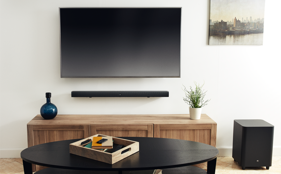 JBL Soundbar 3.1 Canales Negra - Subwoofer Integrado, Dolby Digital
