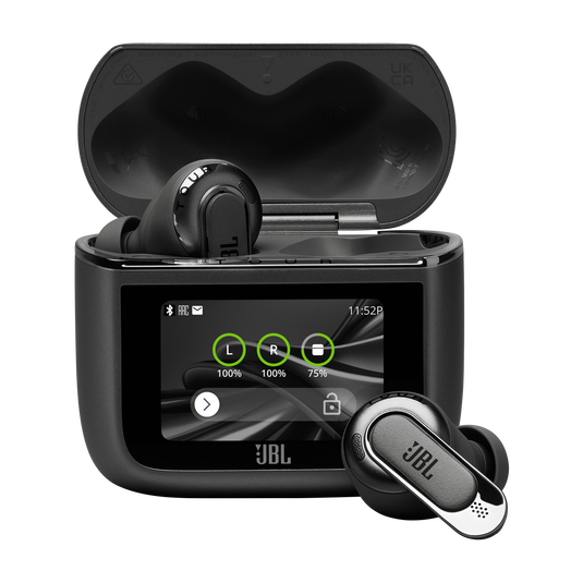 JBL Tour Pro 3 Audífonos True Wireless Negros - Pantalla Touch en Estuche