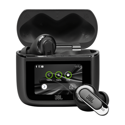 JBL Tour Pro 3 Audífonos True Wireless Negros - Pantalla Touch en Estuche